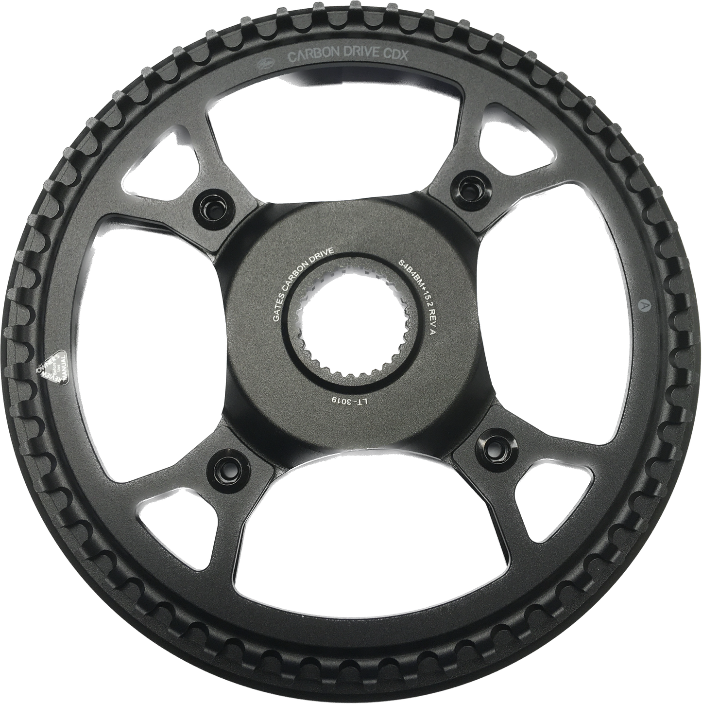 CDX spider assembly, 55T, BCD-104, Bosch Gen 4 (Rohloff offset)