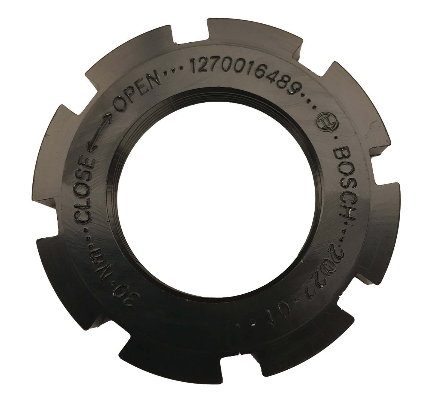 Locknut voor Bosch GEN3 - zwart