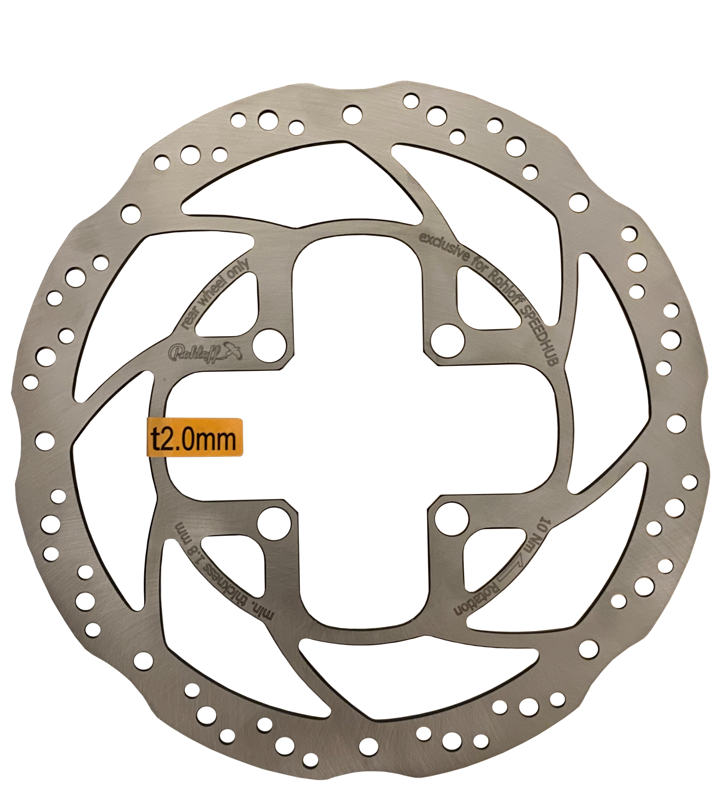 Schijfrem Ø 180 mm/t 2.0 mm voor Magura